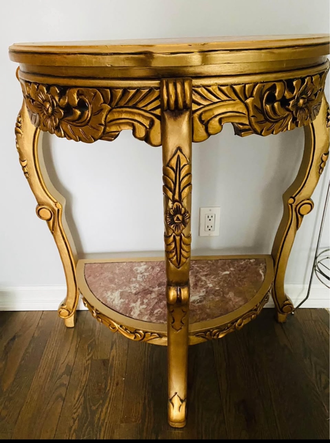 Gold Console Table - photo 2