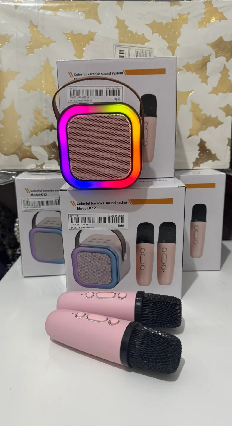 Wireless Karaoke Speaker with Two Microphones image indicator(2)