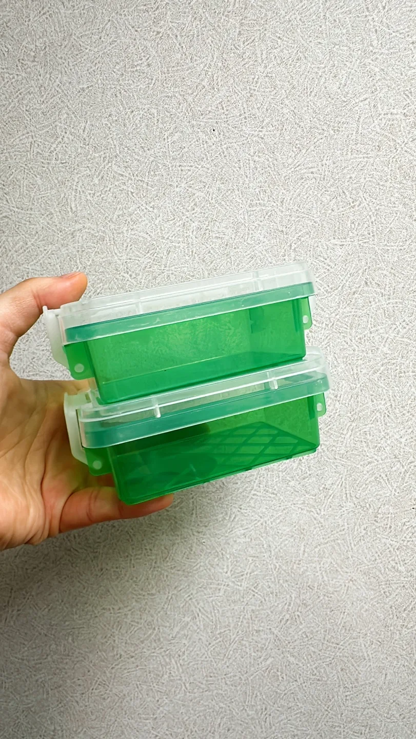 (used) green small organizer set of 2 #freecycle thumbnail