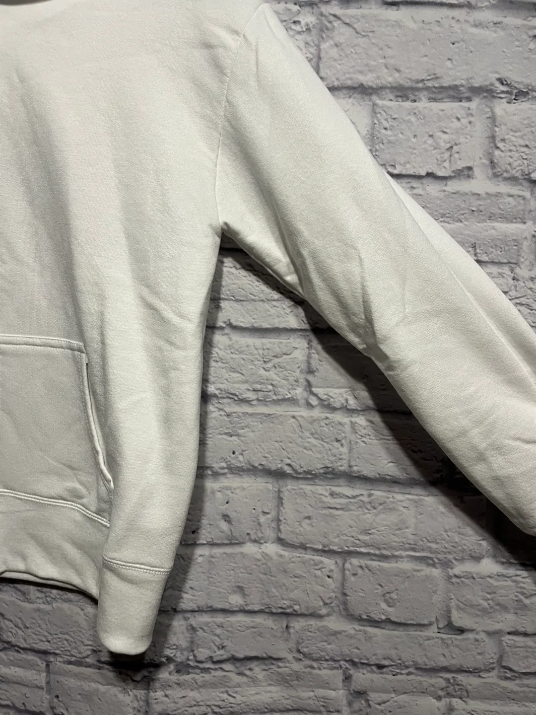 Hanes EcoSmart White Zip-Up Hoodie Small image indicator(3)