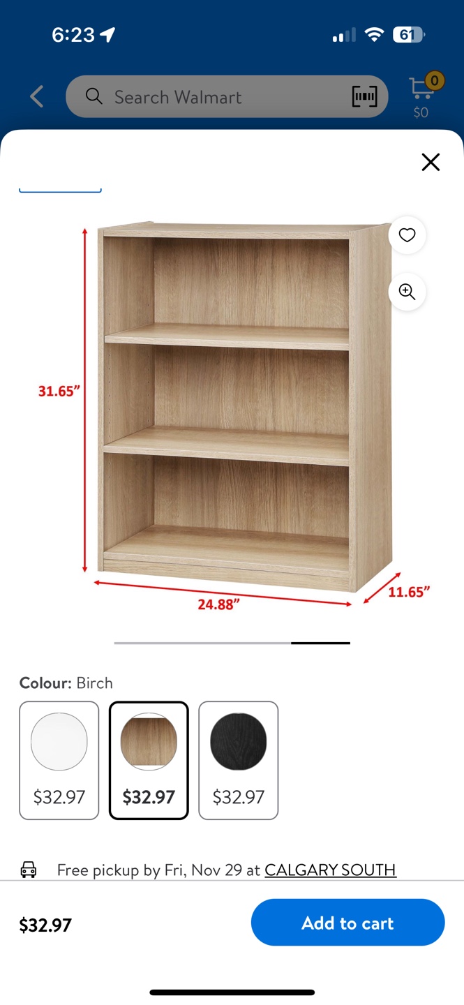 3 Shelf Bookcase - photo 2