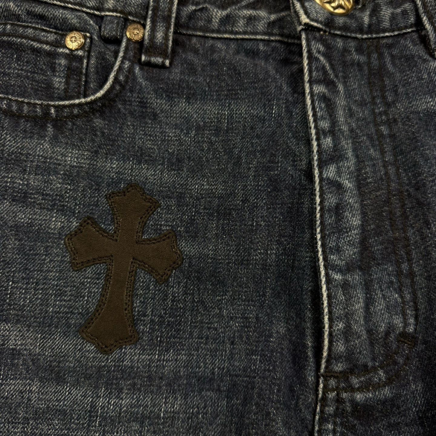 Chrome Hearts Denim Shorts - photo 2