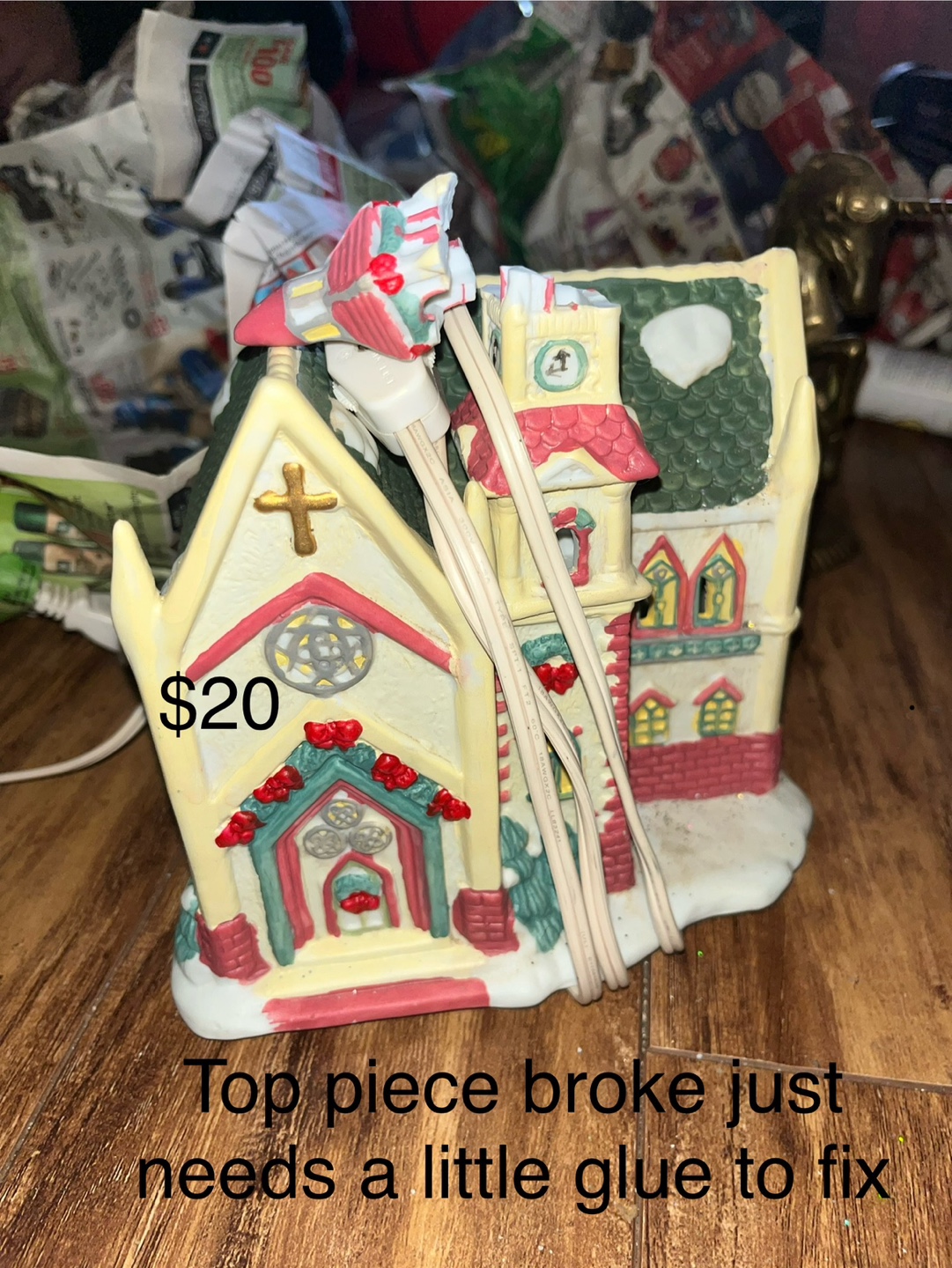 Set of 5 Christmas Village Houses - photo 5