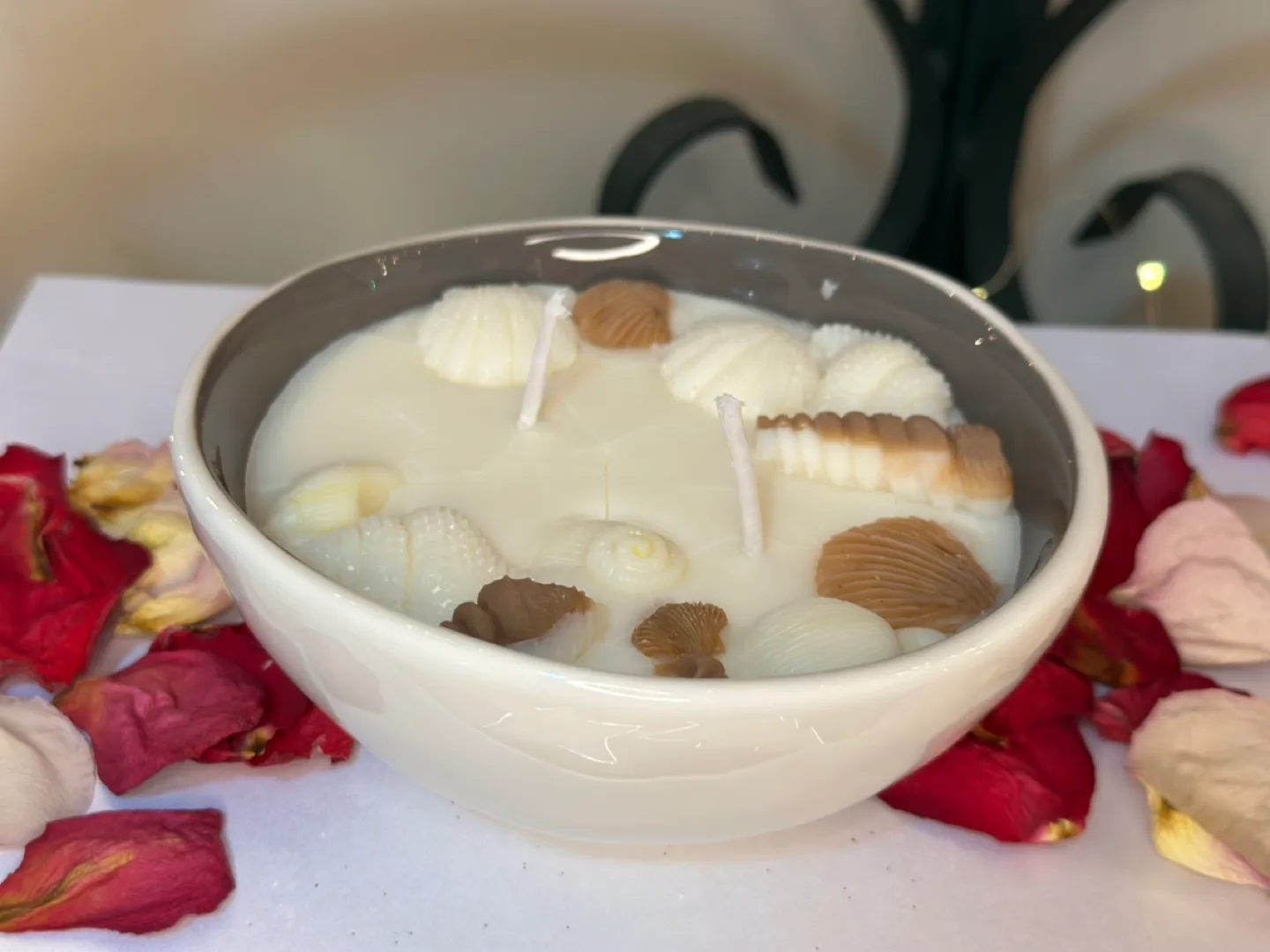 Seashell soy wax  Candle image indicator(4)