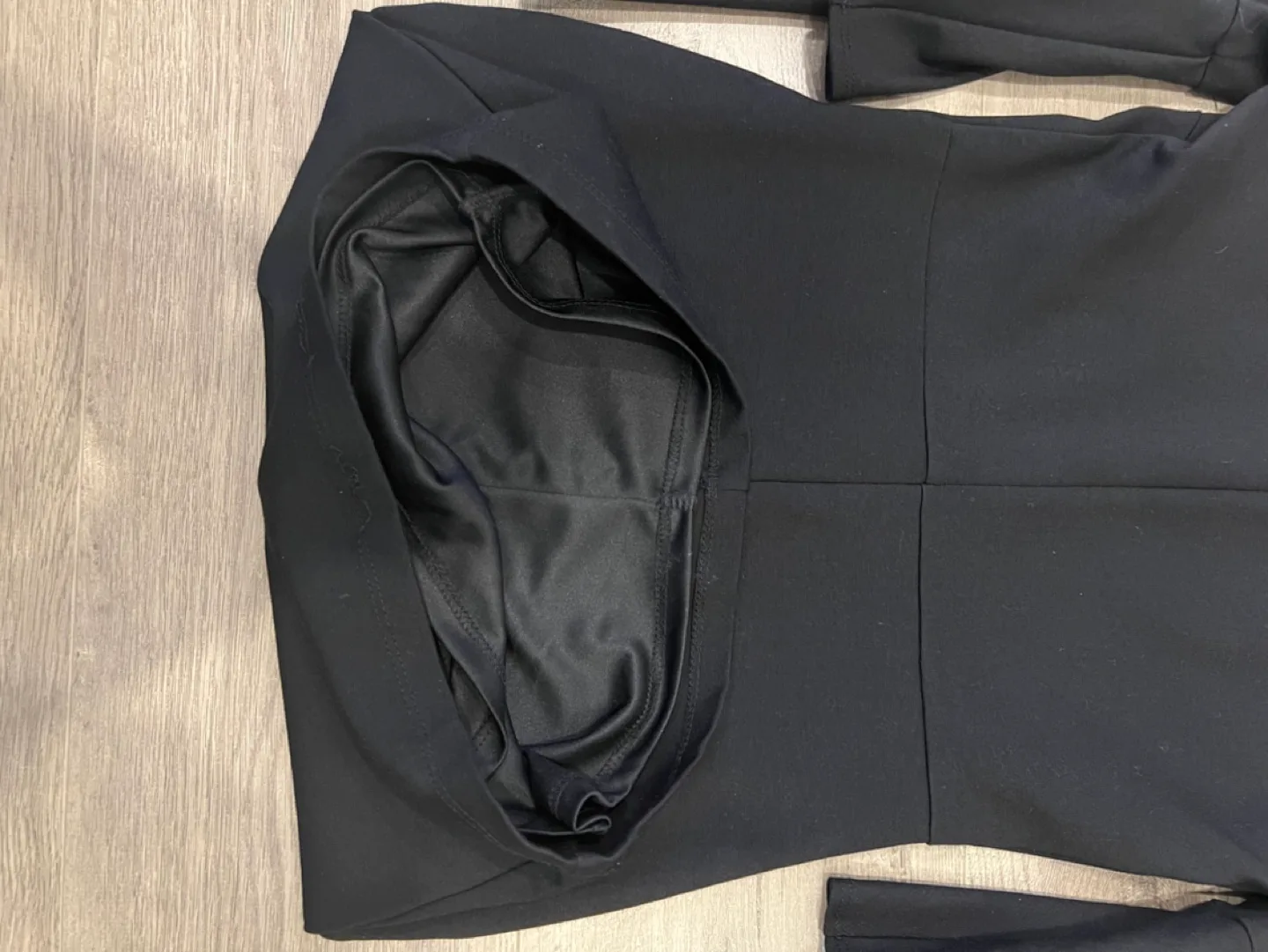 Festive Black Ruffled Sleeve Dress Just Me S / Small image indicator(6)