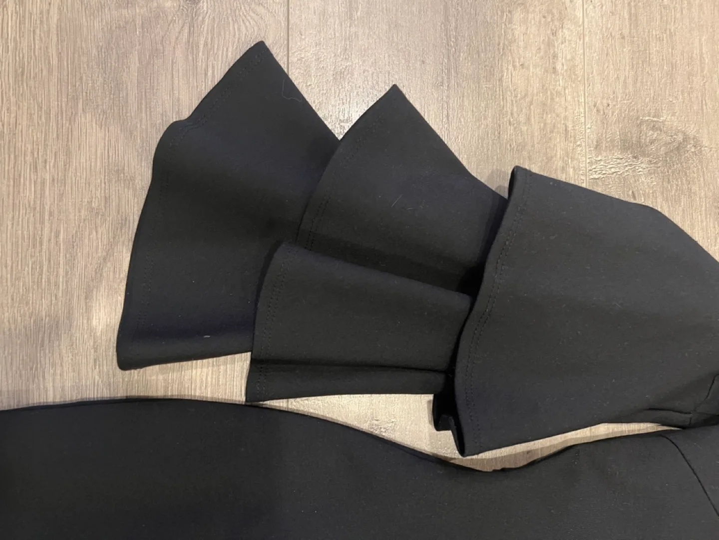 Festive Black Ruffled Sleeve Dress Just Me S / Small image indicator(3)