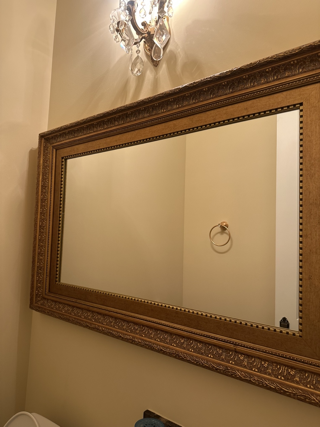 Large traditional mirror