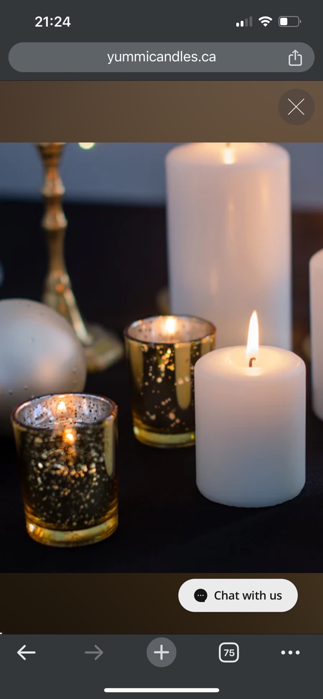 rose gold votive candle holders (YUMMI) - photo 2