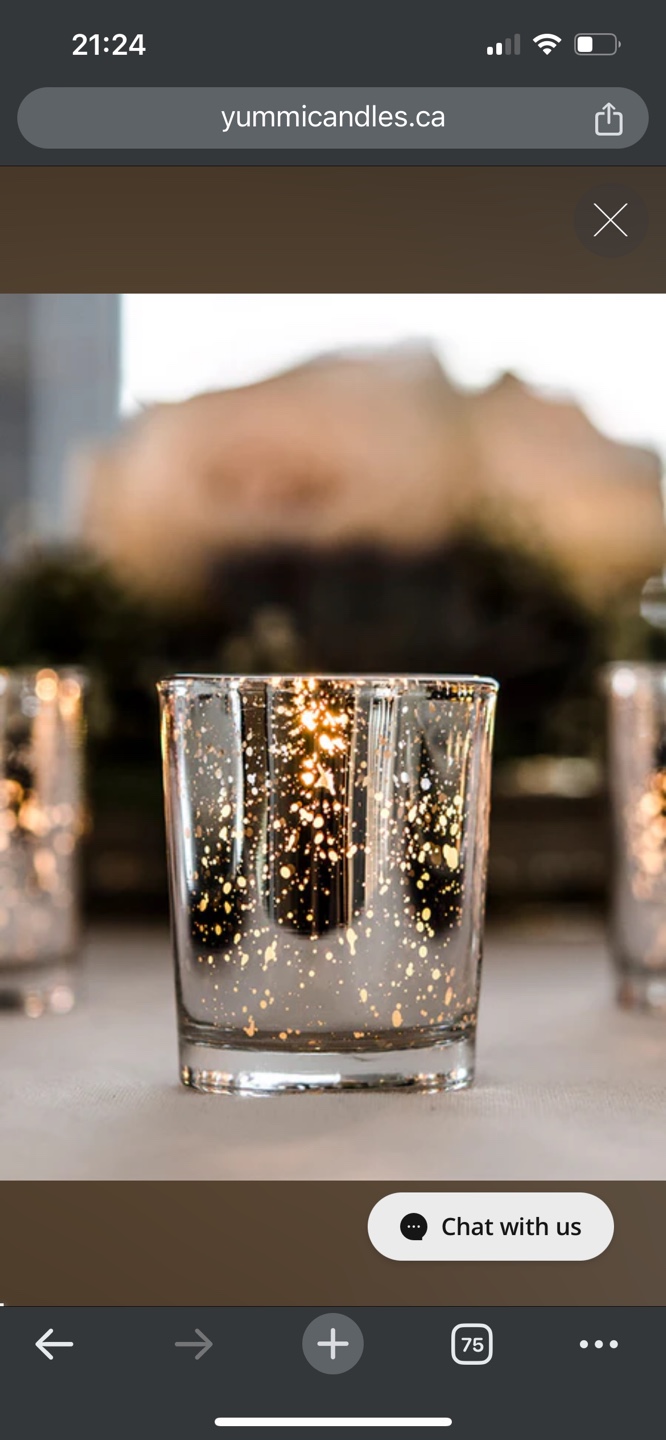 rose gold votive candle holders (YUMMI) - photo 3