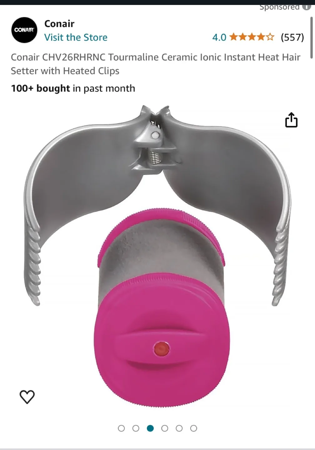 Conair Tourmaline Ceramic Hot Rollers image indicator(5)