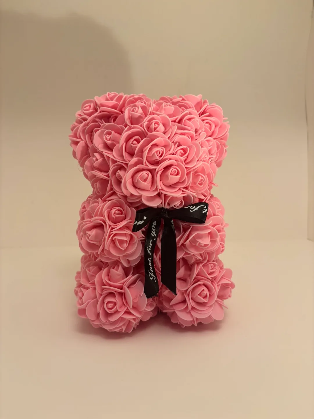 Valentines Pink Rose Bear image indicator(2)