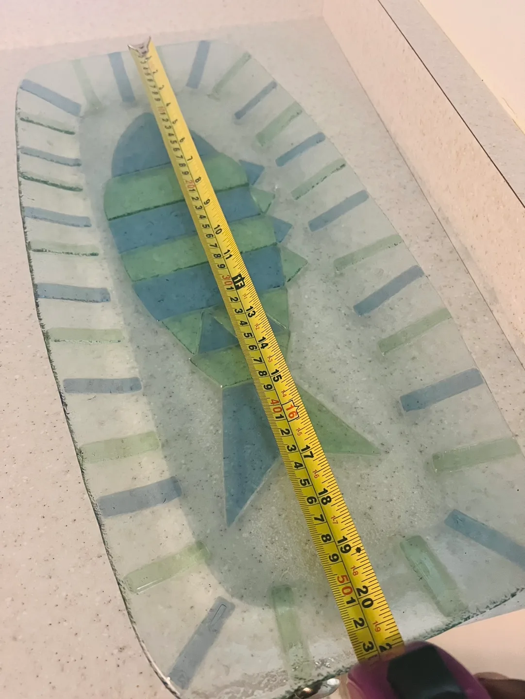 Glass Fish Serving Tray image indicator(3)