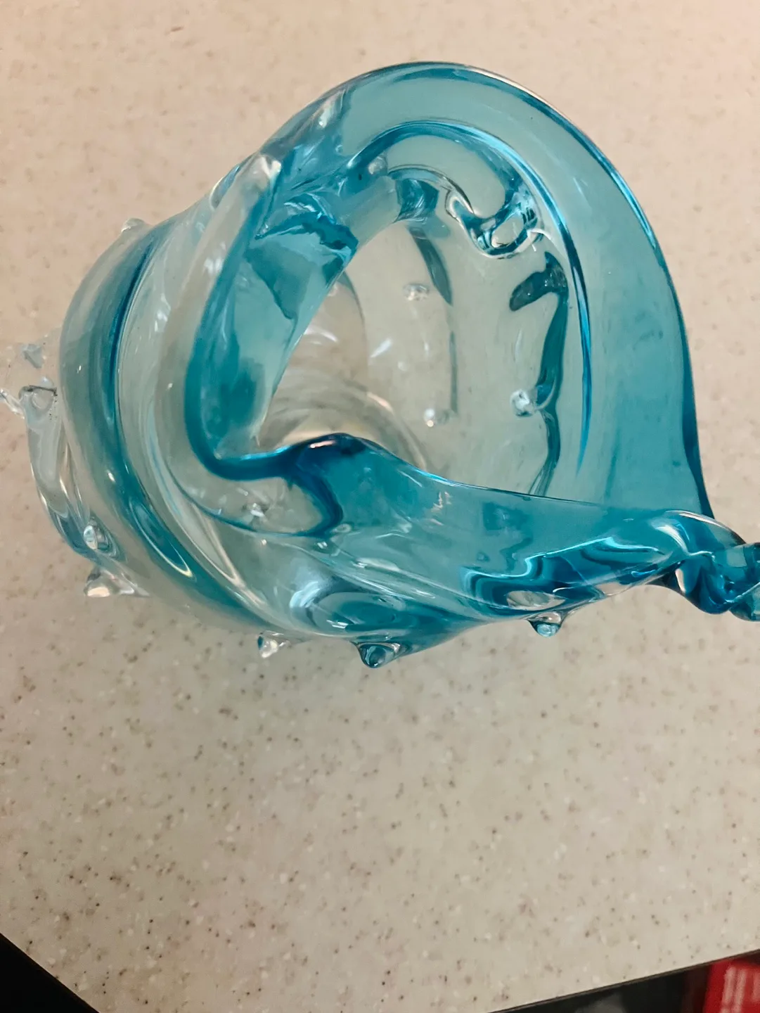 Blue Glass Sculpture image indicator(2)