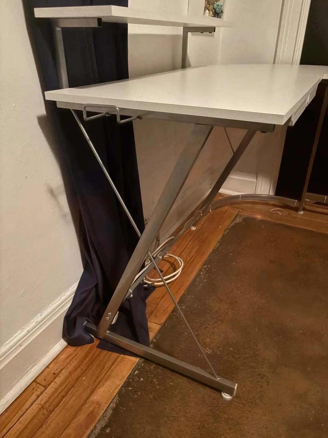 FREE WORK DESK!!! Corner Desk with Shelf for Sale image indicator(5)