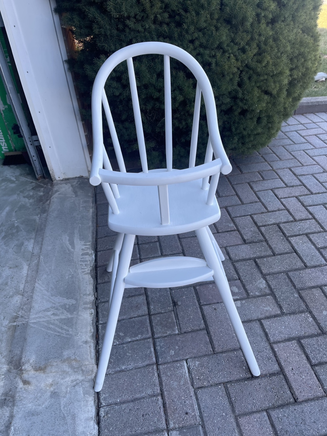 Wooden Rocking Moose & High Chair Set