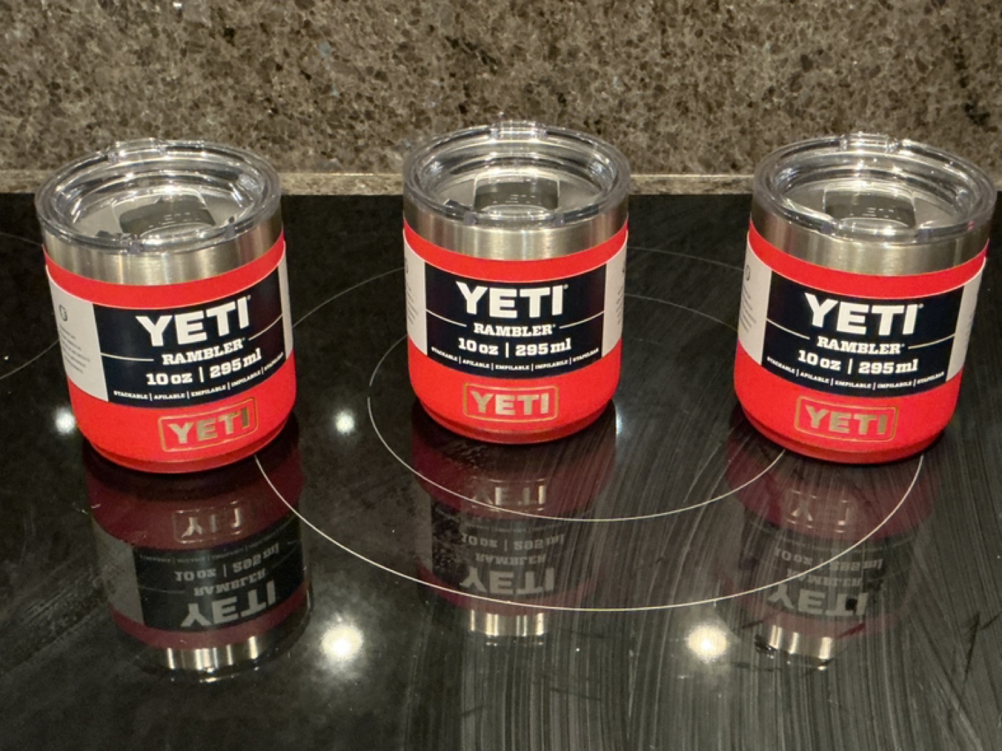 3x Yeti Rambler 10oz Tumblers - New - reserved