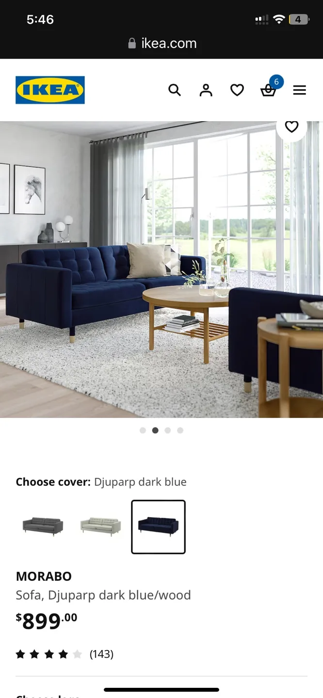 IKEA Grey Sofa image indicator(2)