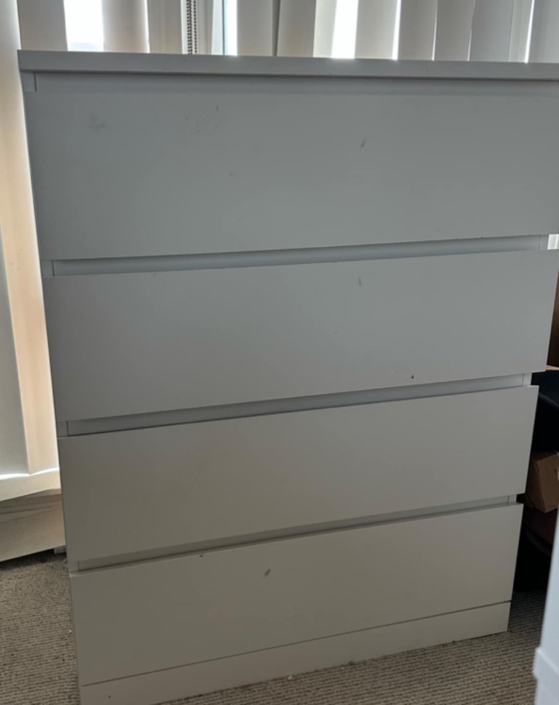 IKEA White 4-Drawer Dresser