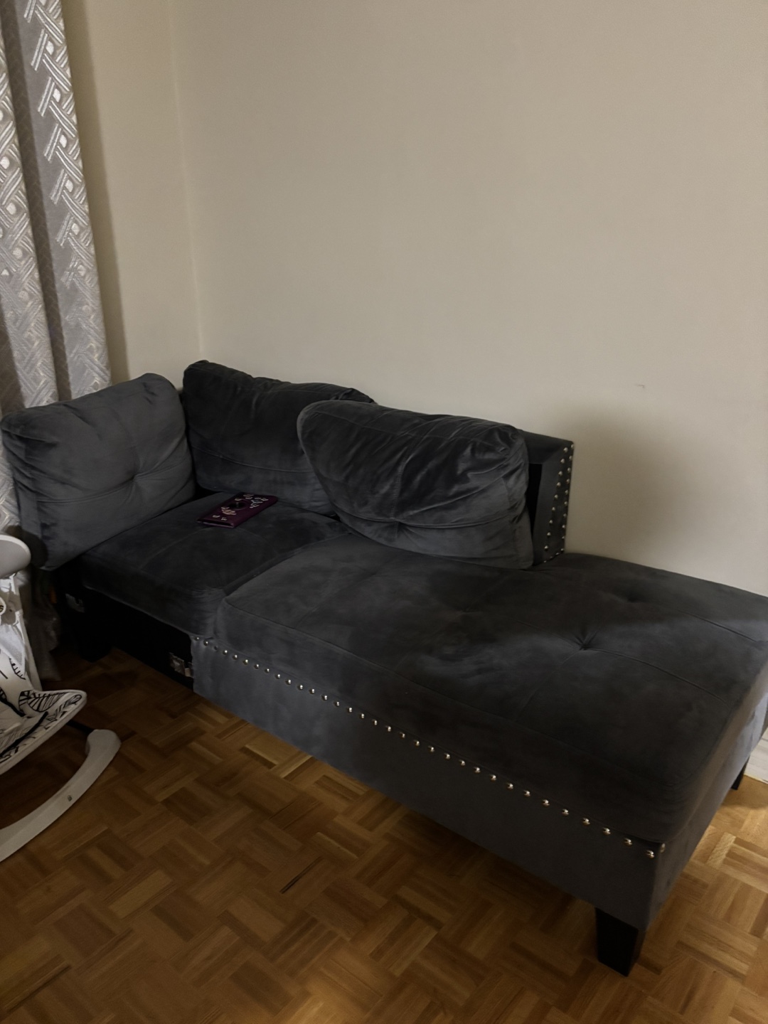 Grey Sectional Sofa - photo 2