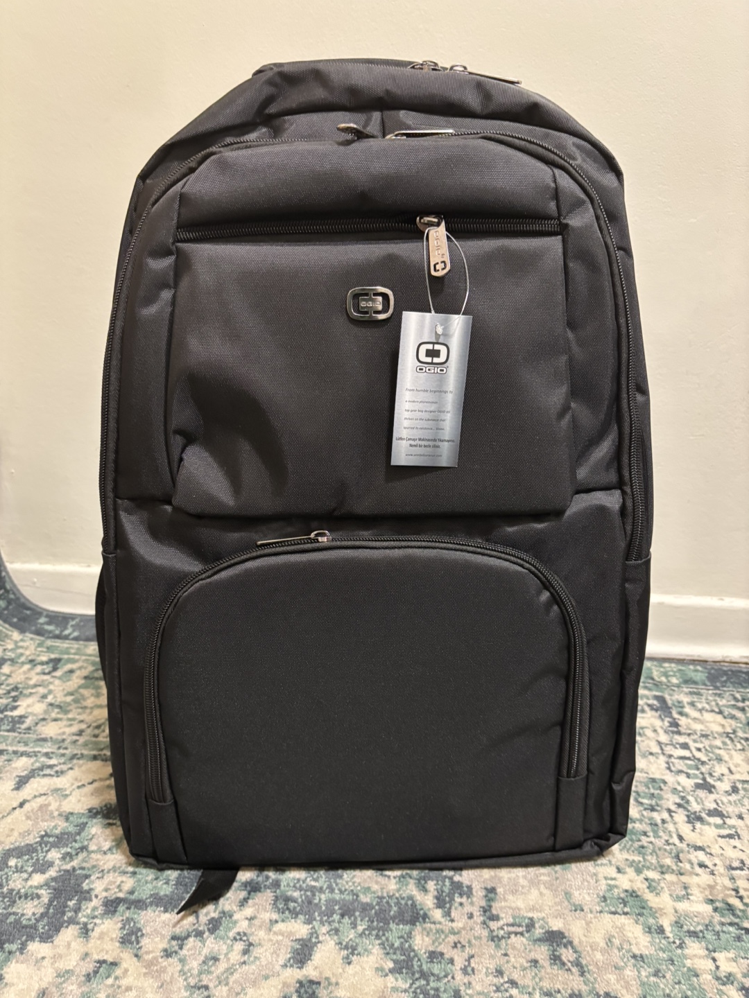 Black Laptop Backpack