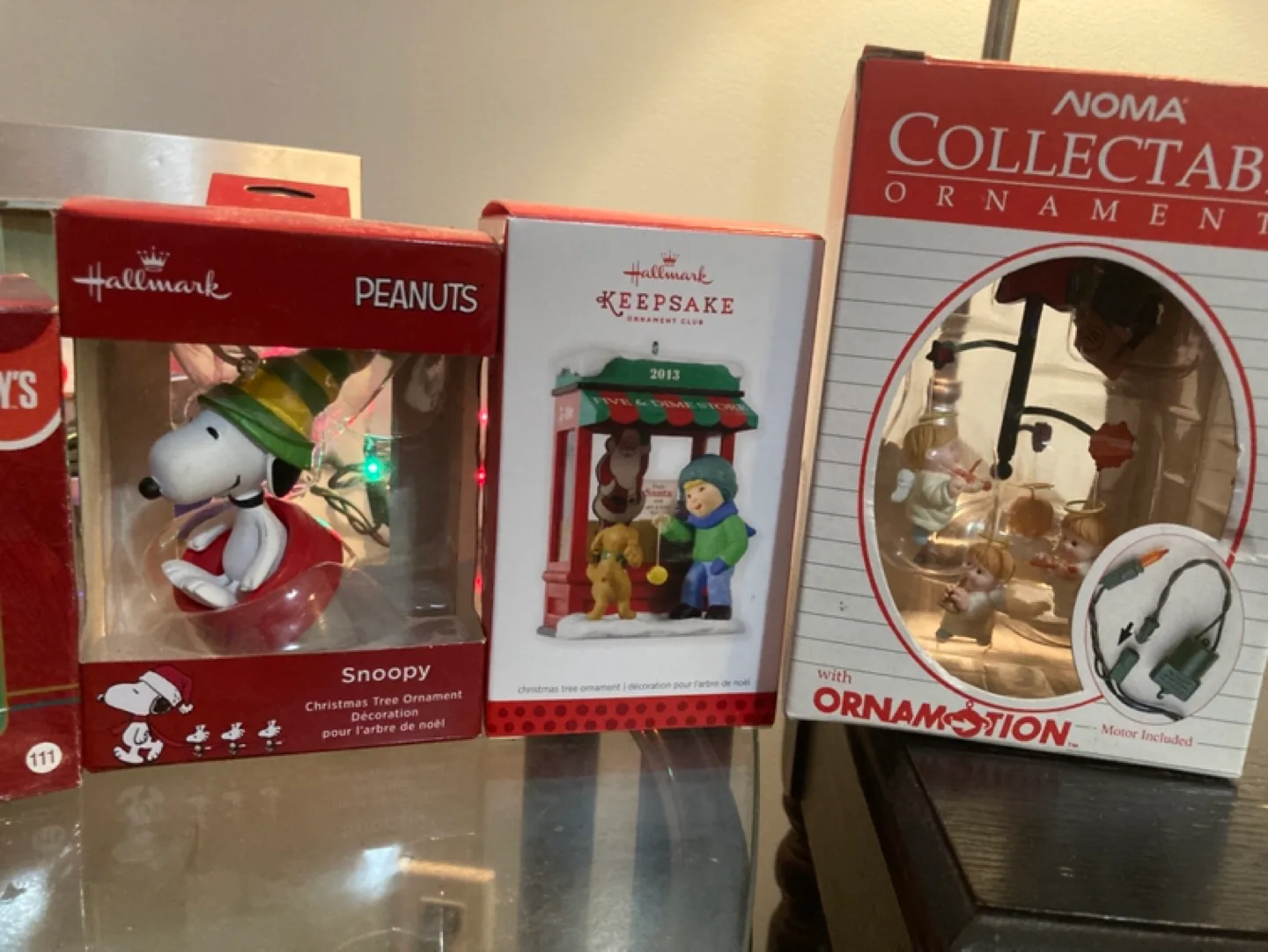 Lot of Hallmark and Other Christmas Ornaments image indicator(2)