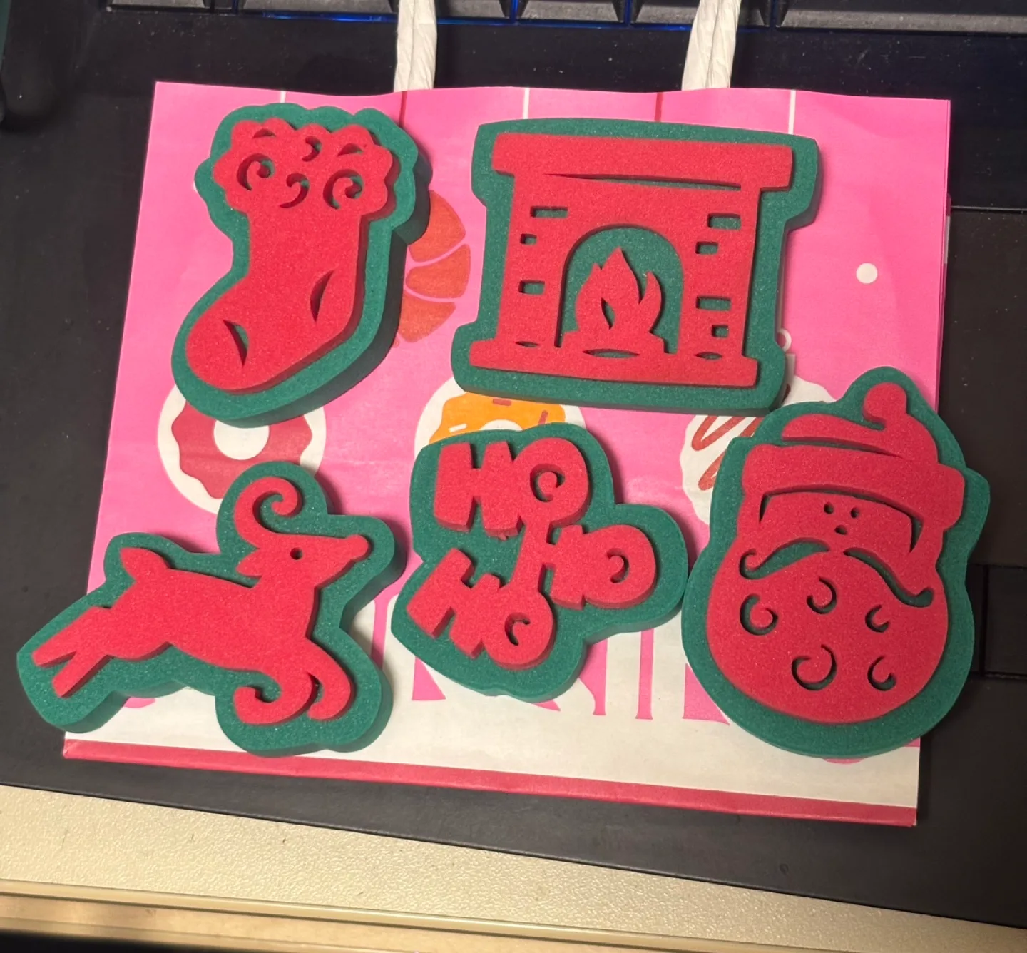 Christmas Foam Stamps set of 5 for DIY image indicator(4)