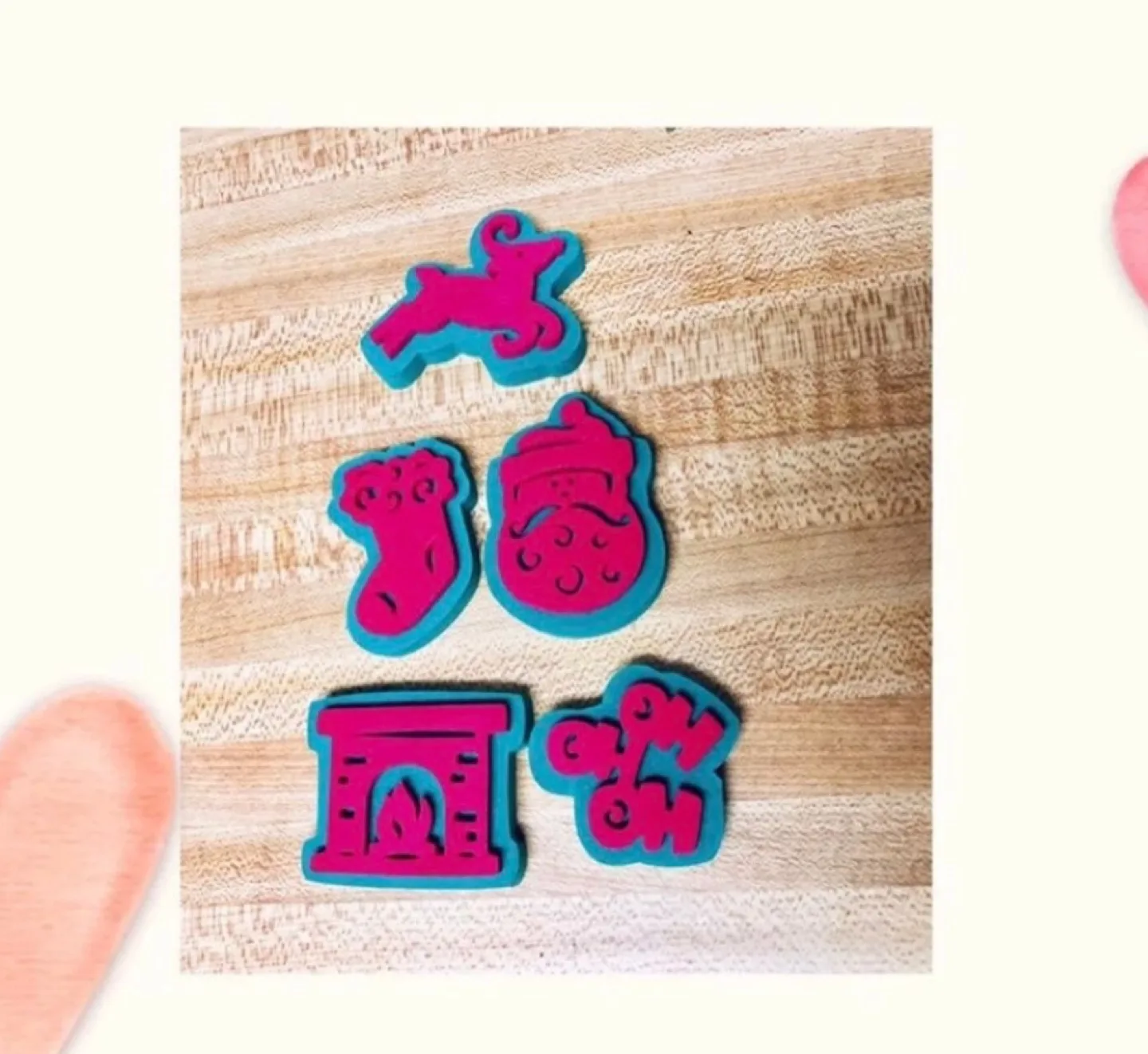 Christmas Foam Stamps set of 5 for DIY image indicator(3)