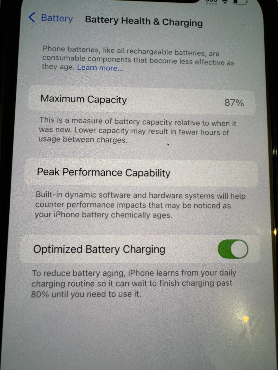 iPhone 12 Pro Max - Graphite 256 gb - 87% Battery Health image indicator(4)