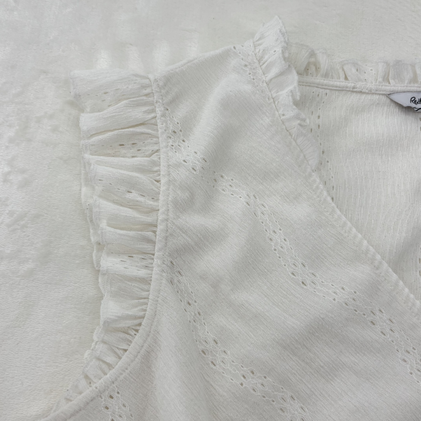Reitmans Cap-Sleeve Ruffled  Peplum Tank in XL - photo 5