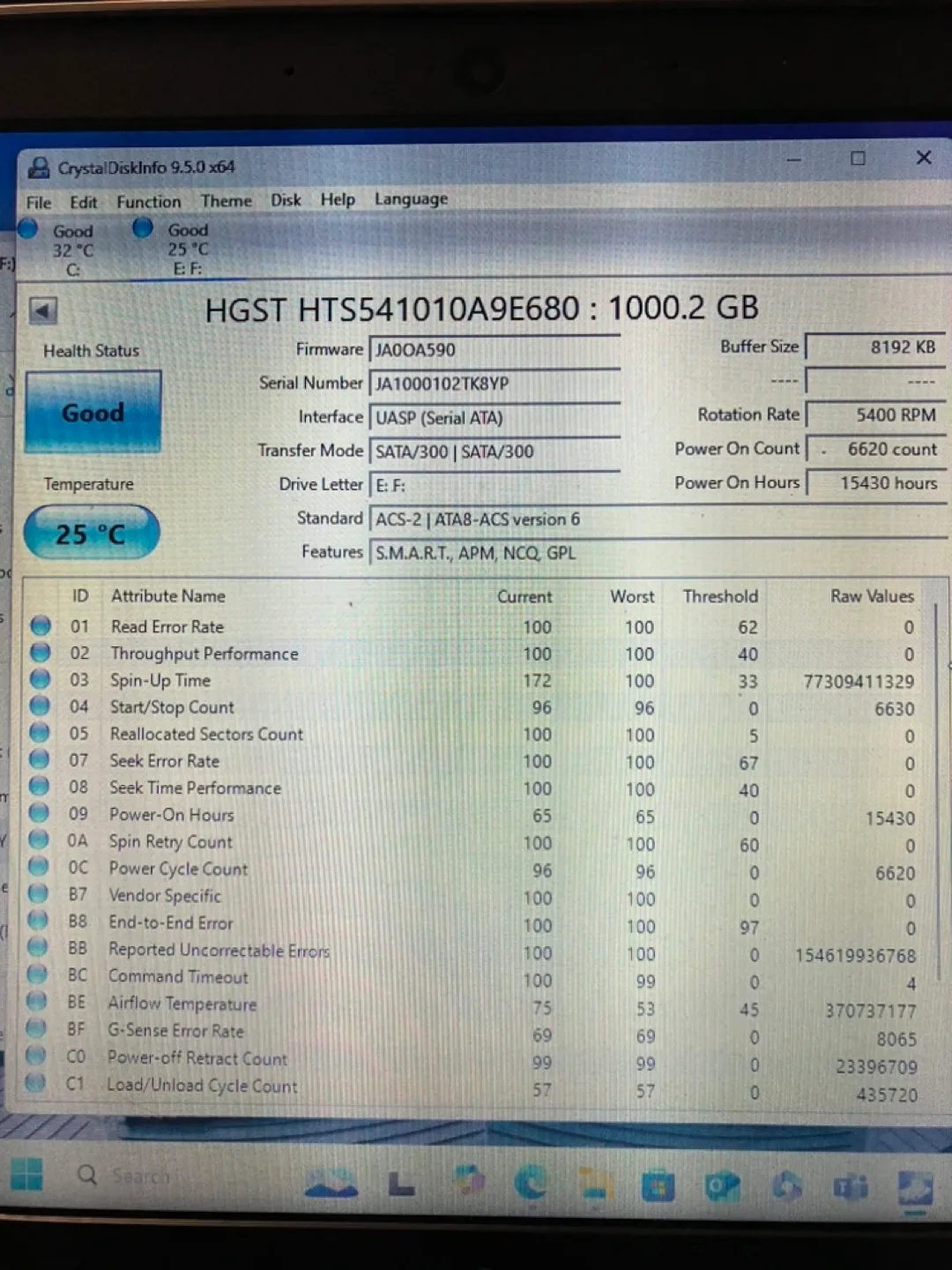 HGST 1 TB 2.5” hard disk drive image indicator(2)