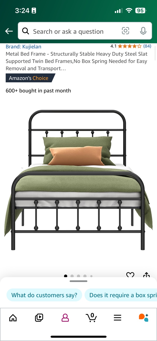 Twin Metal Bed Frame