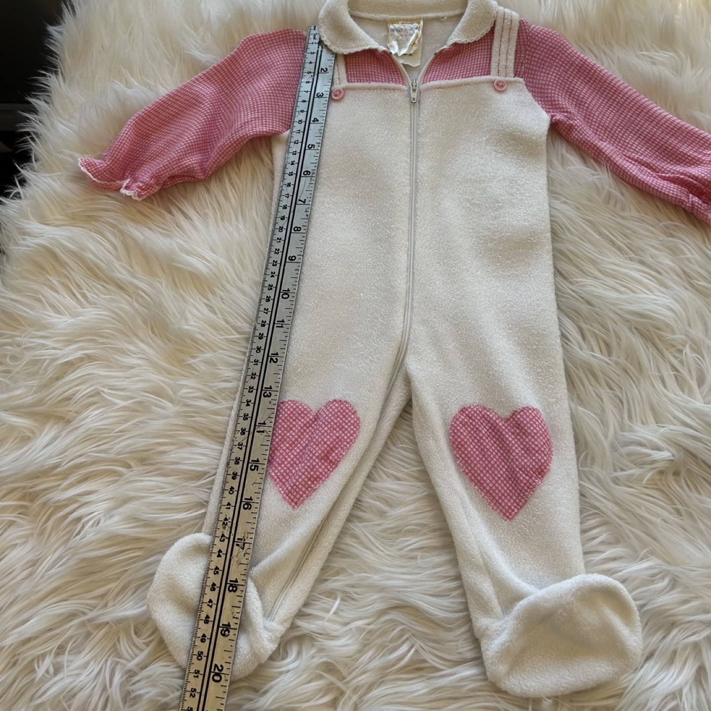 Tiny Tots Knitting Vintage 1982 Onesie Jumper Baby Size 9M - photo 3