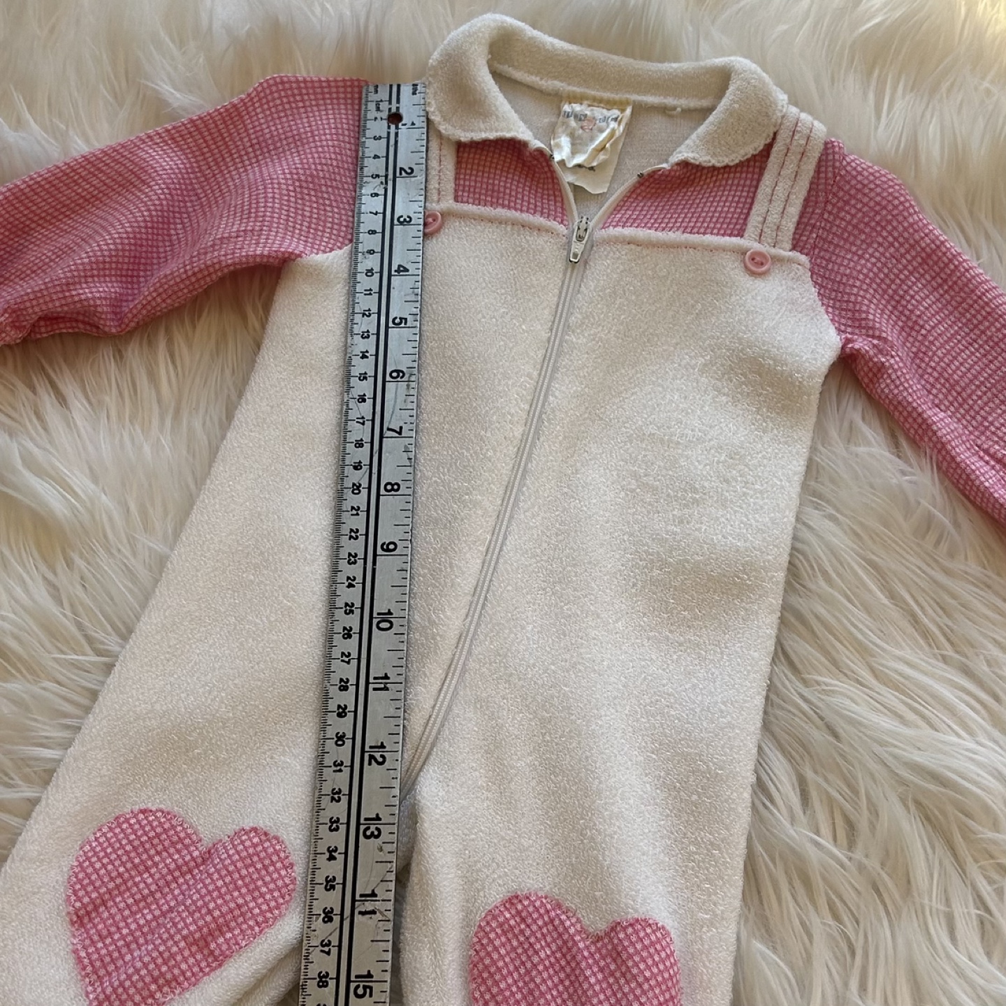 Tiny Tots Knitting Vintage 1982 Onesie Jumper Baby Size 9M - photo 2