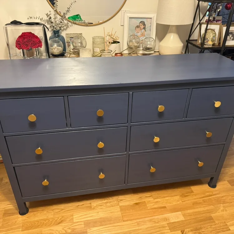 IKEA HEMNES Blue Dresser with 8 Drawers | Karrot IKEA HEMNES Blue Dresser with 8 Drawers | Karrot