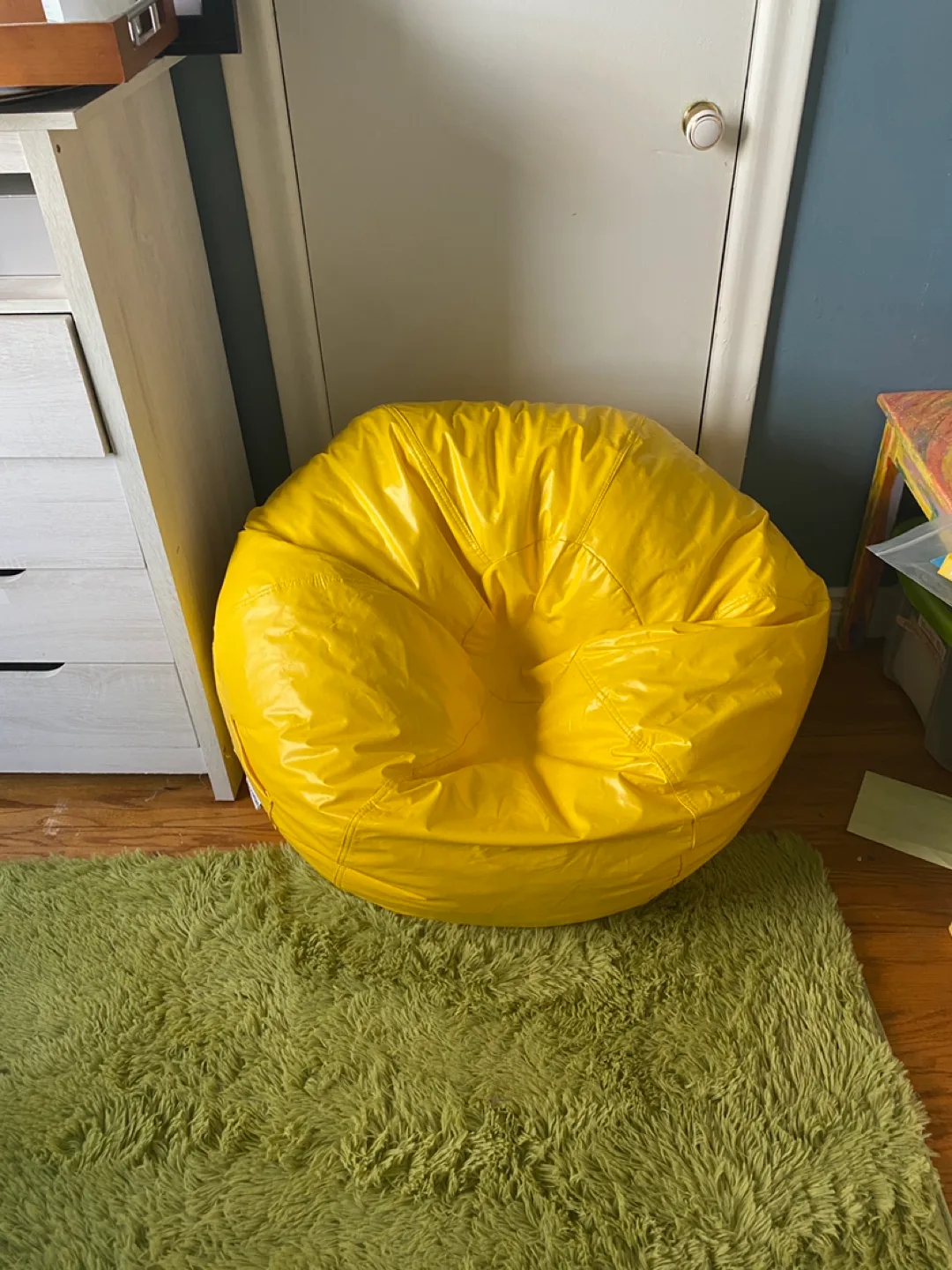 Yellow Bean Bag Chair thumbnail