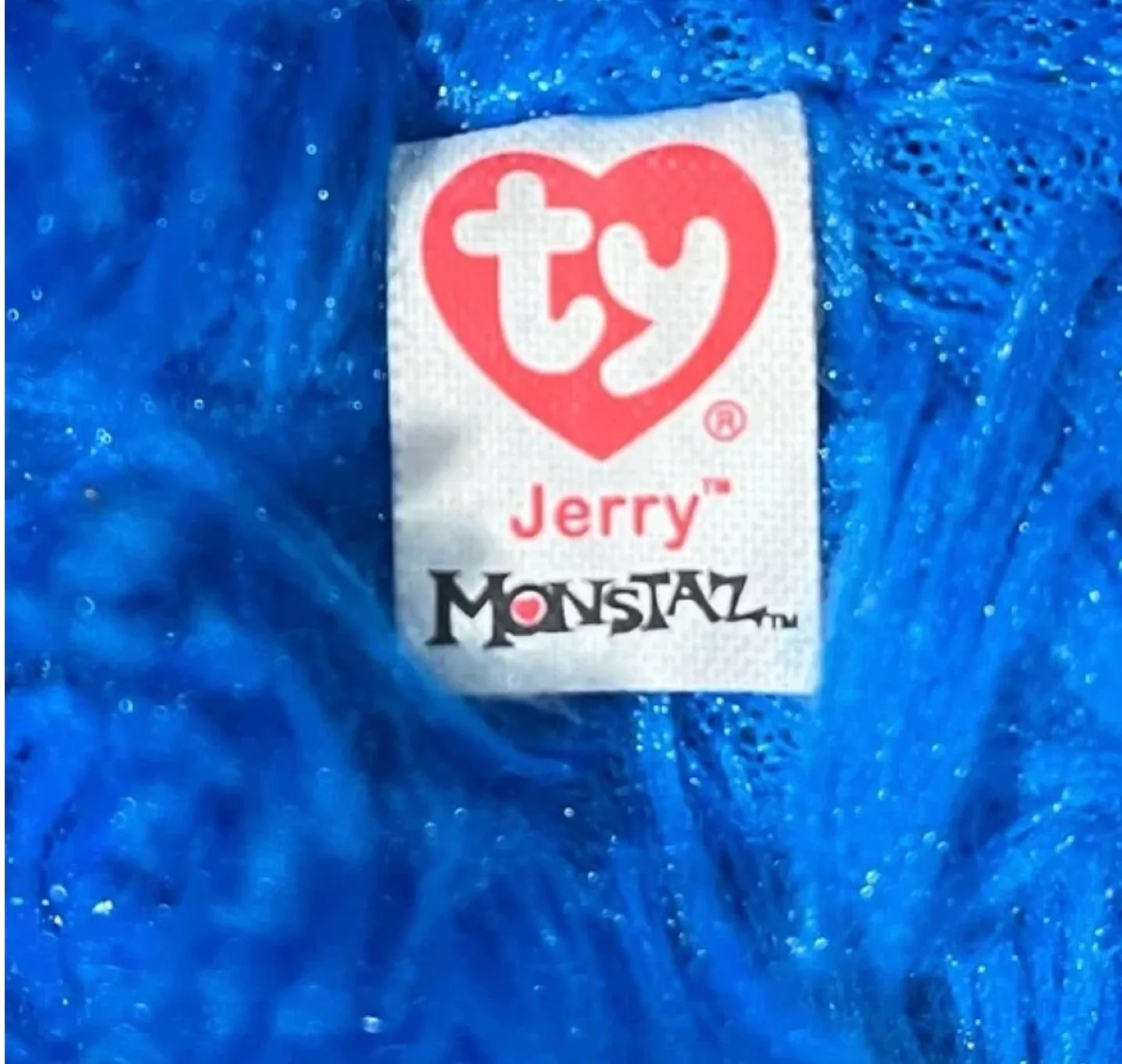 Ty Beanie Baby Monstaz Jerry Blue Plush image indicator(3)