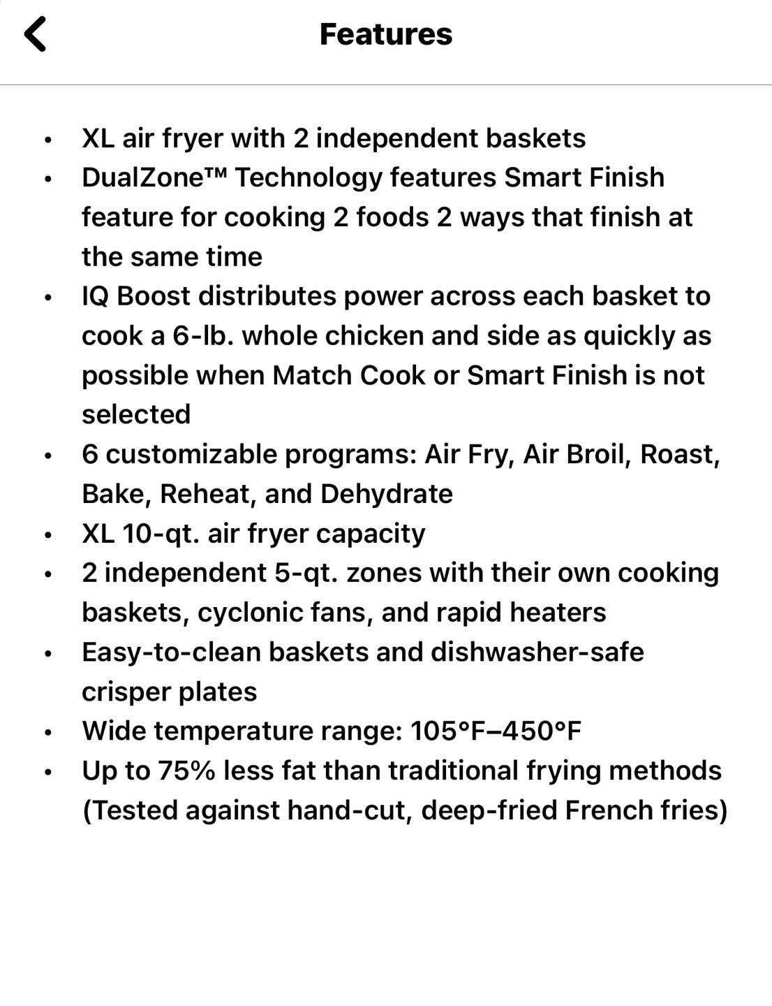 Ninja Foodi 6-in1 DualZone XL Air Fryer - photo 3
