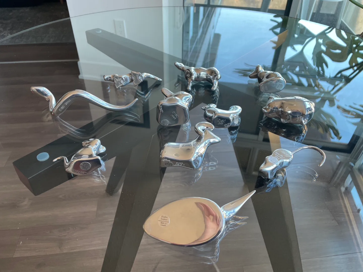 Lot Hoselton sculptures Chinese zodiac image indicator(2)