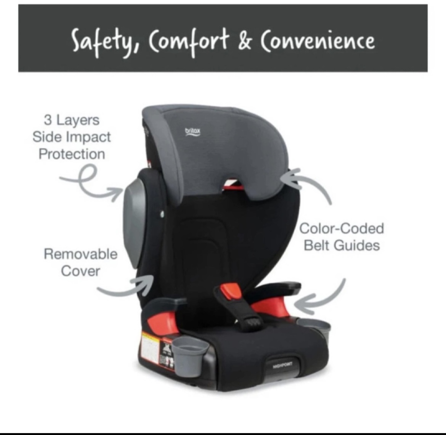Britax Highpoint Convertible Booster Seat - photo 5