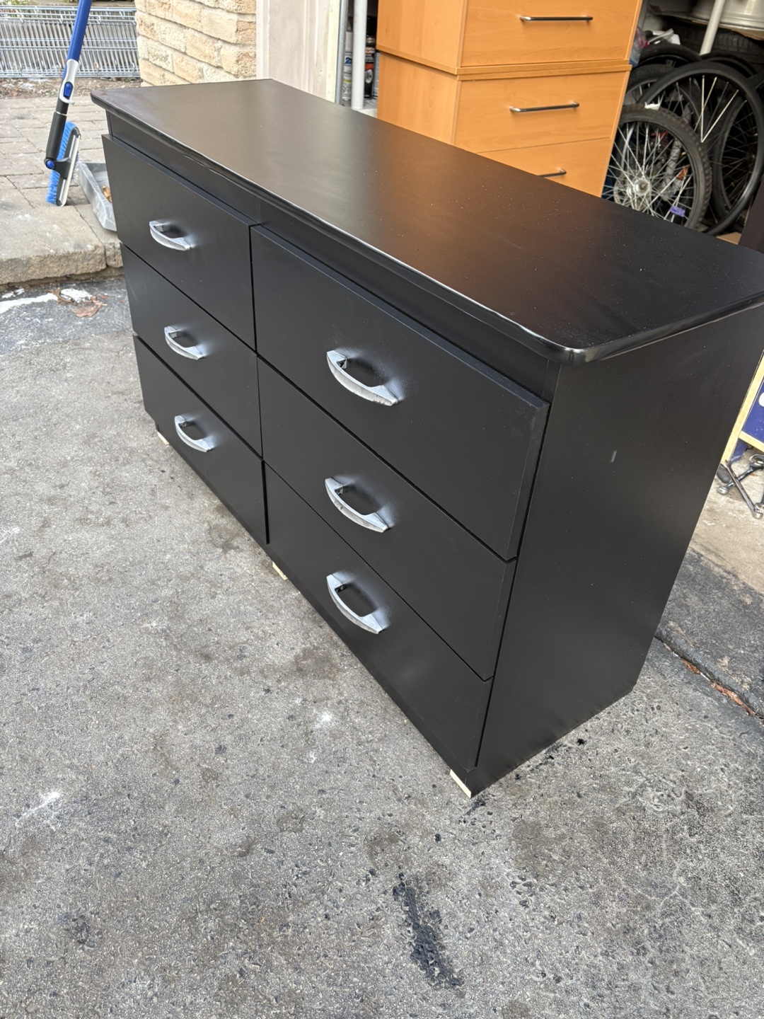 Black 6 Drawer Dresser