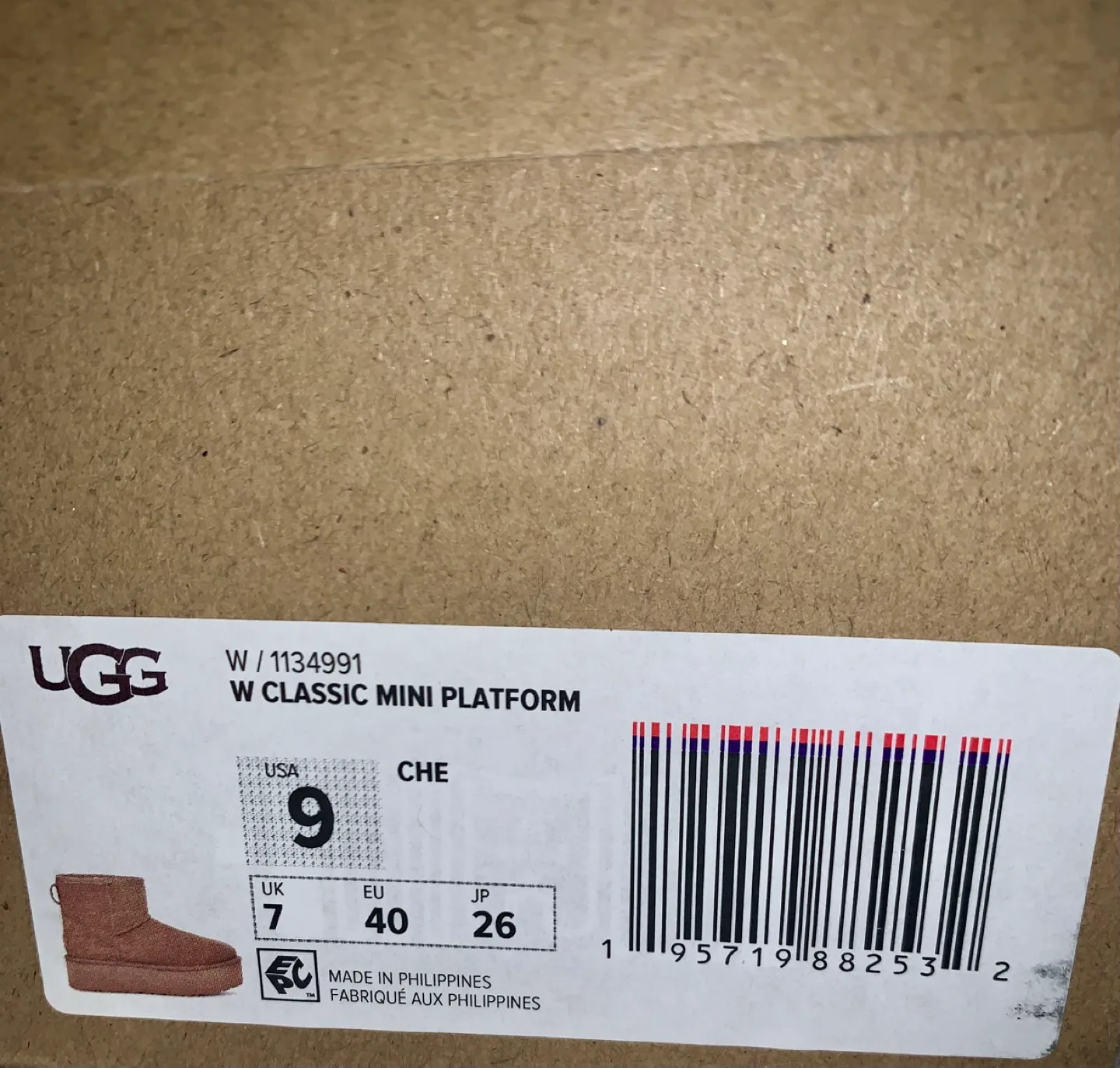 UGG Classic Mini Platform Boots IN CHESTNUT thumbnail