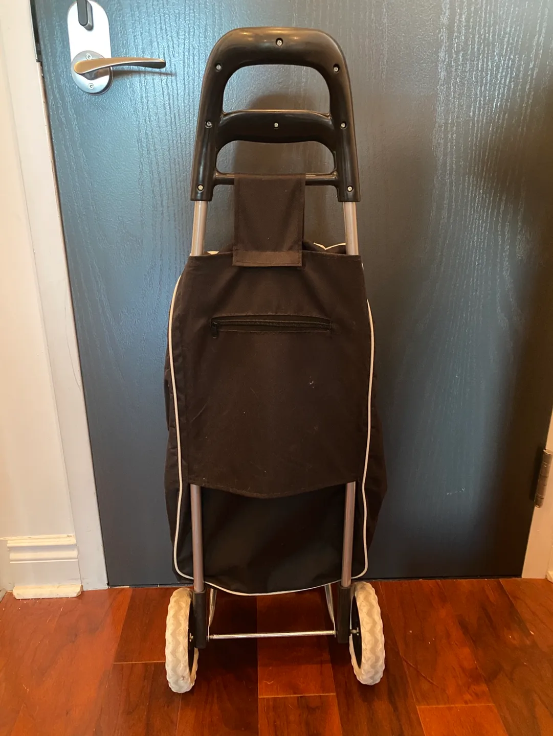 Black Rolling Shopping Cart image indicator(2)