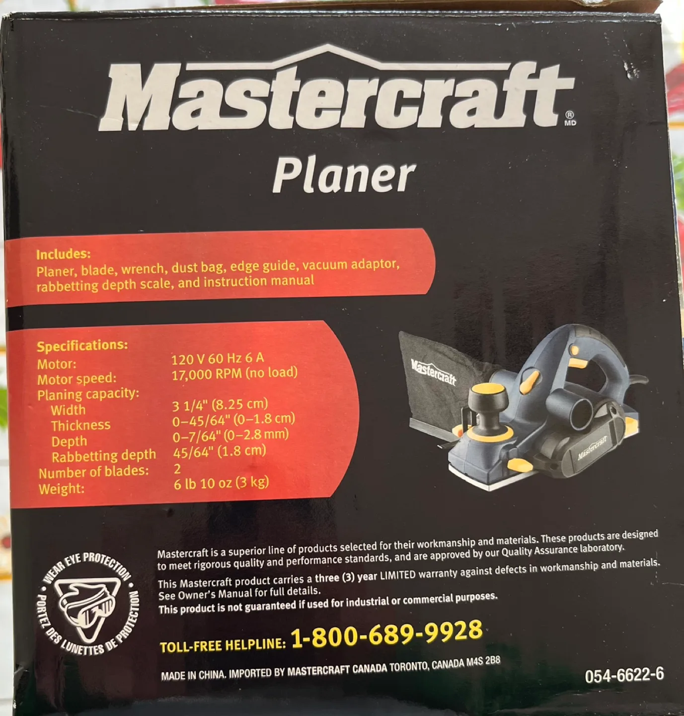 Mastercraft 6 A Planer, 3-1/4-﻿﻿Mastercraft 6 A Planer  BNIB image indicator(6)