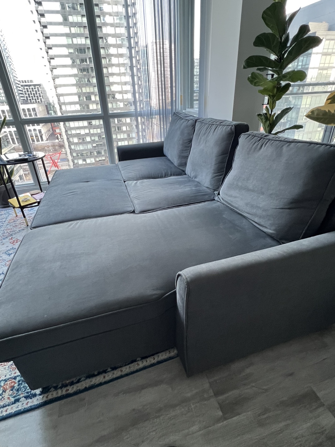 Structube Sectional Sofa + Bed