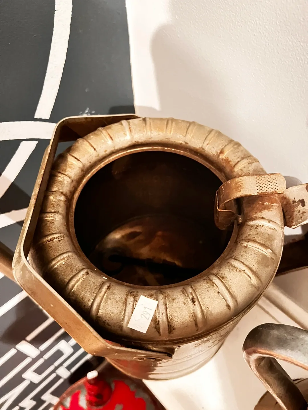 Vintage Swingspout One Gallon Metal Watering Can image indicator(3)