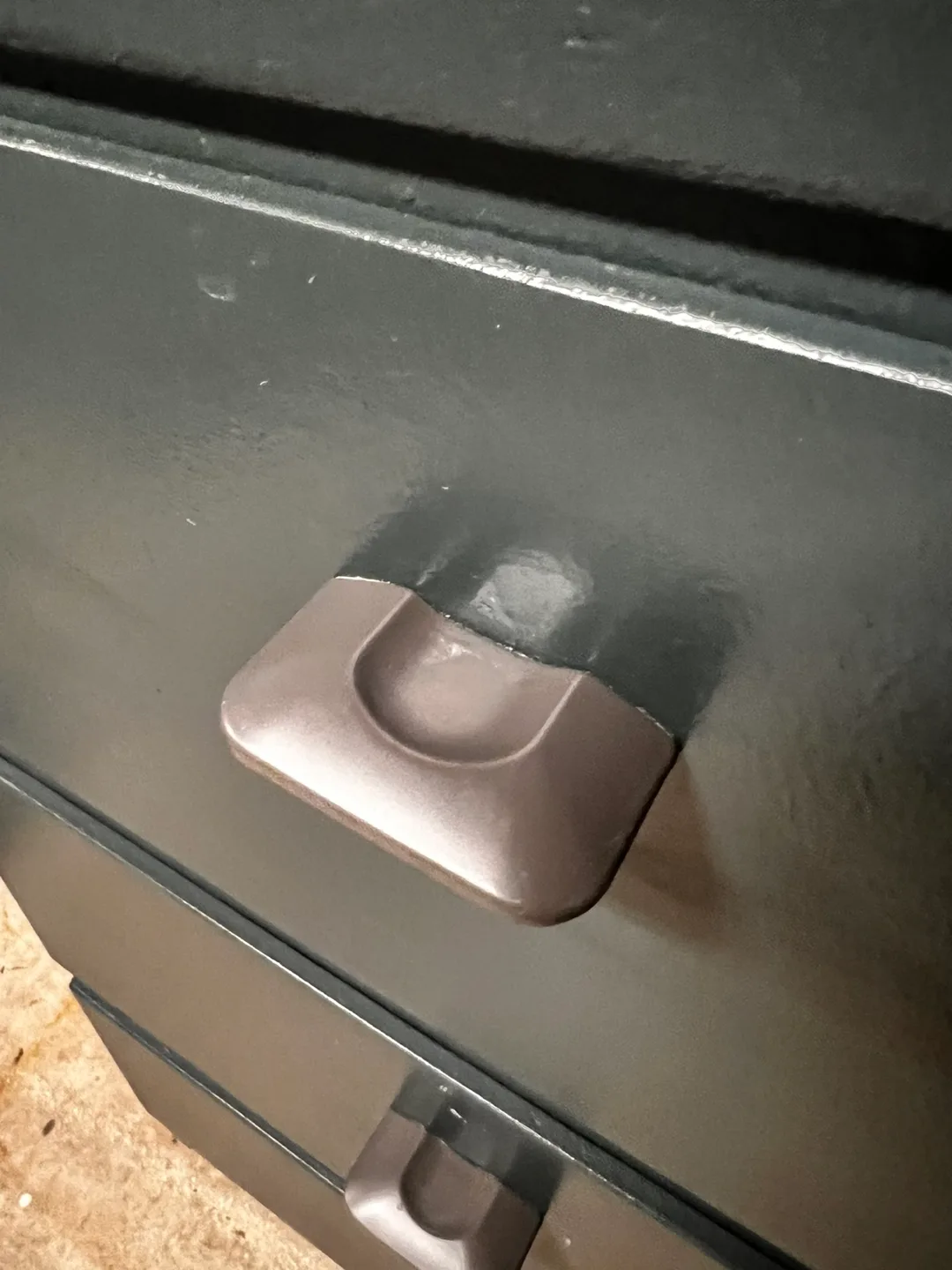 Dark green 3-Drawer Dresser image indicator(2)