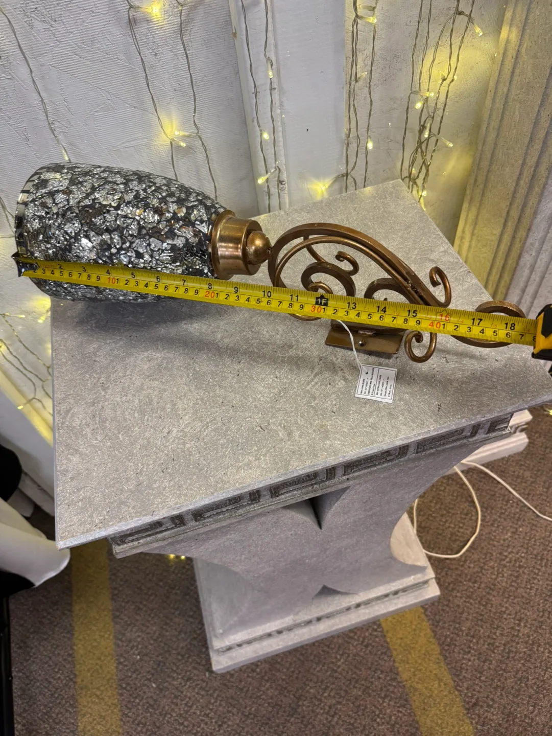 Set of 2 Mosaic  Wall Candles Holder image indicator(7)