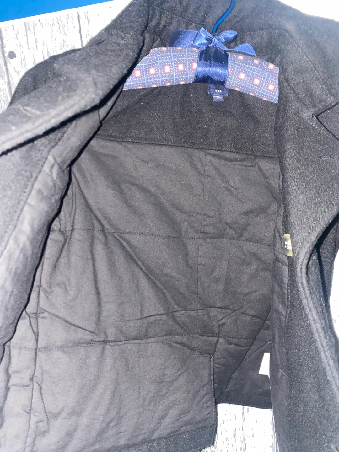 Baby Gap Black Wool Coat 4T image indicator(4)