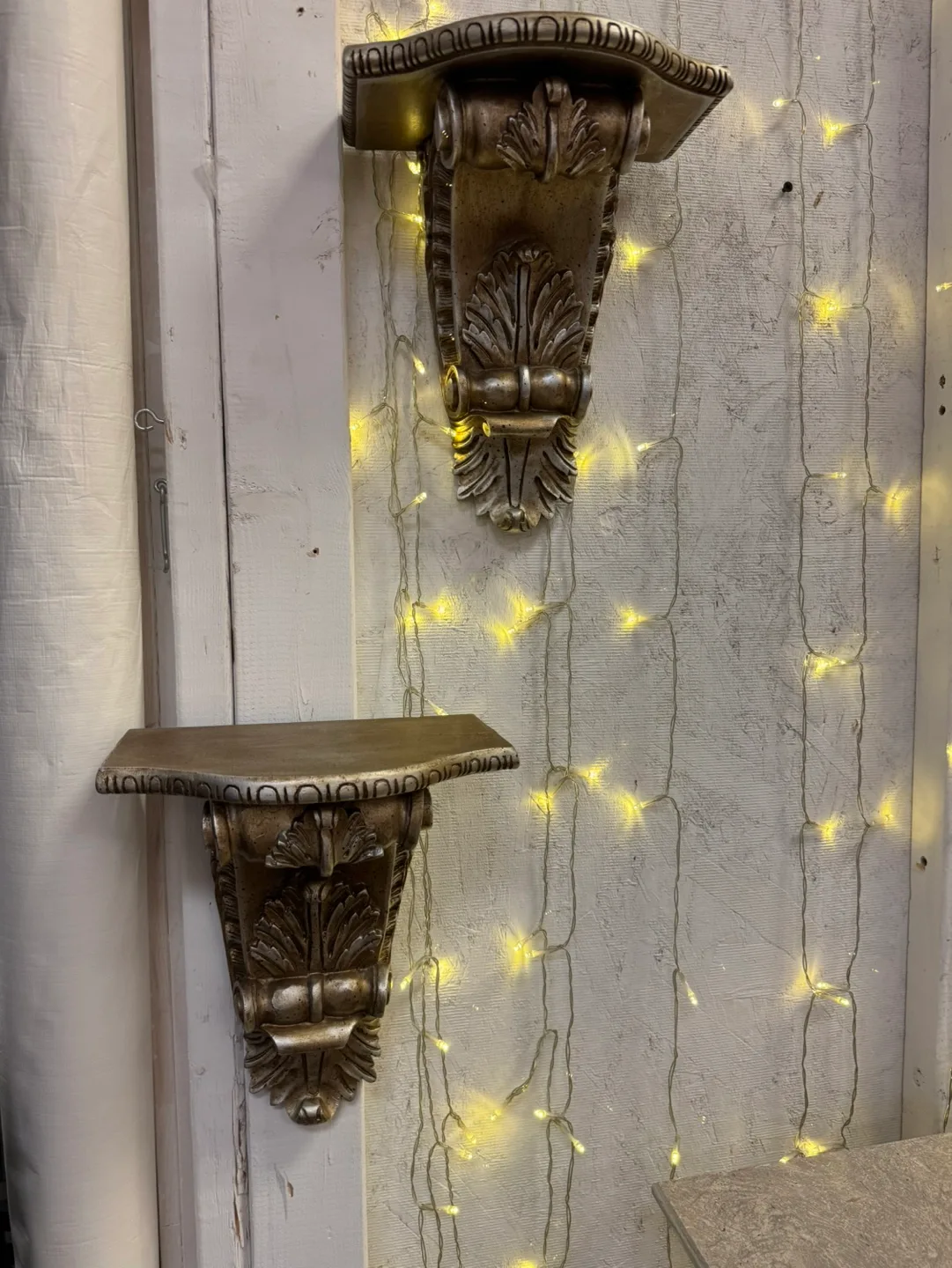 Set of 2 Ornate Wall Shelves image indicator(2)