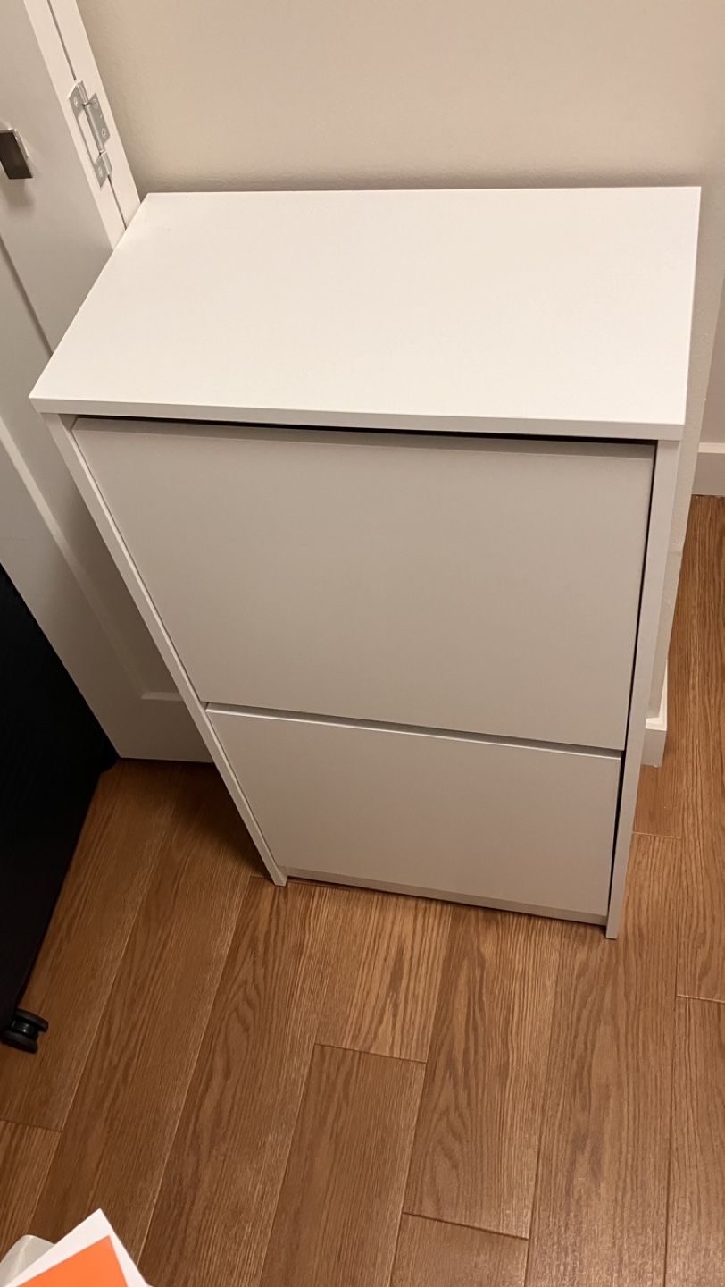 IKEA White Shoe Cabinet